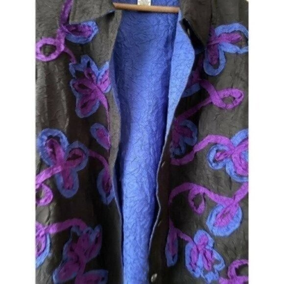 Y2K Chore Jacket Long Sleeve Cardigan Women’s Medium Button Up Spring - Picture 10 of 12